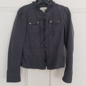 Banana Republic Grey-blue feminine utility jacket